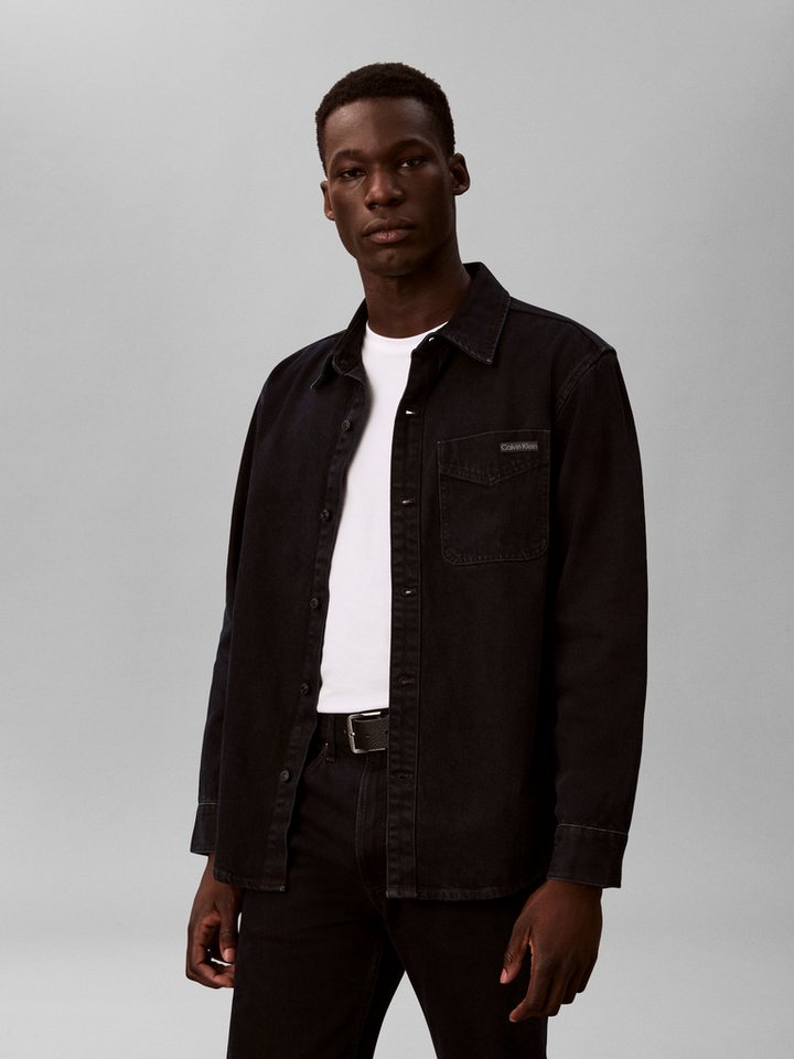 Calvin Klein Jeans Jeanshemd Regular fit mit Rundhalsausschnitt von Calvin Klein Jeans