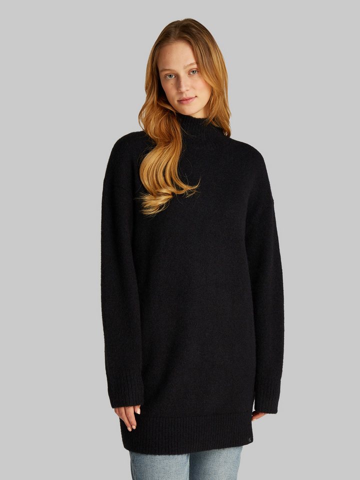 Calvin Klein Jeans Strickkleid FLUFFY YARN LOOSE SWEATER DRESS mit Stehkragen von Calvin Klein Jeans