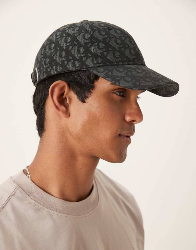 Calvin Klein Jeans - Kappe mit Monogramm in Schwarz von Calvin Klein Jeans