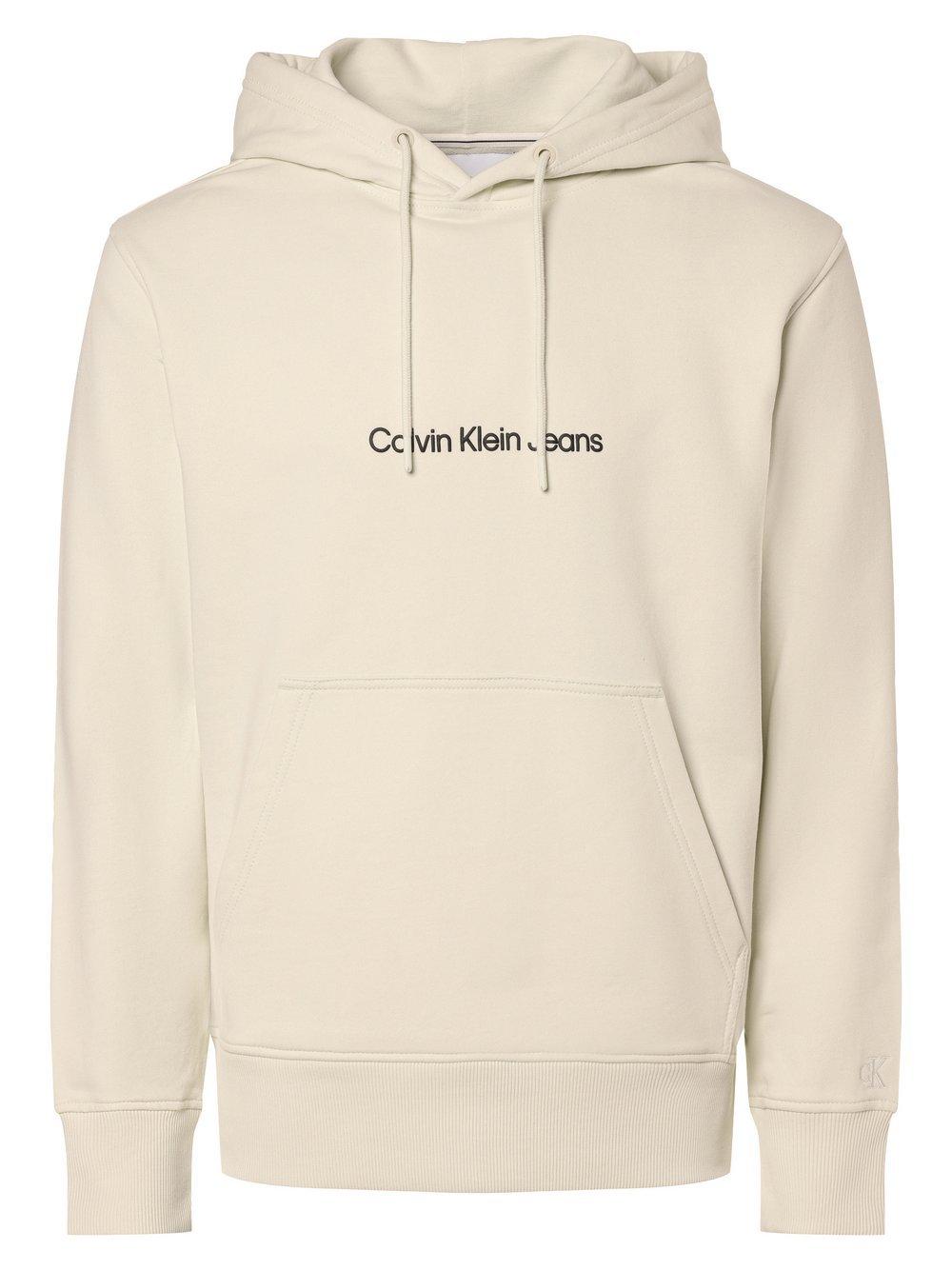 Calvin Klein Jeans Kapuzenpullover Herren Baumwolle, lind von Calvin Klein Jeans