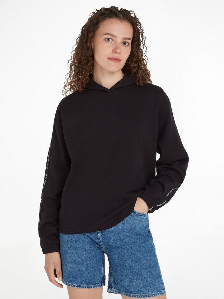 Calvin Klein Jeans Kapuzensweatshirt LOGO ELASTIC HOODIE mit Logoschriftzug von Calvin Klein Jeans