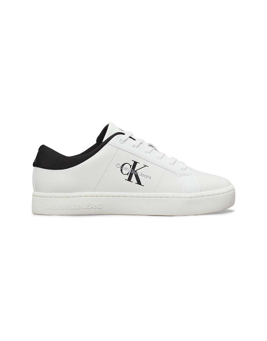 Calvin Klein Jeans - Klassische Cupsole-Sneaker in Weiß und Schwarz Calvin Klein Jeans - Klassische Cupsole-Sneaker in Weiß und Schwarz von Calvin Klein Jeans