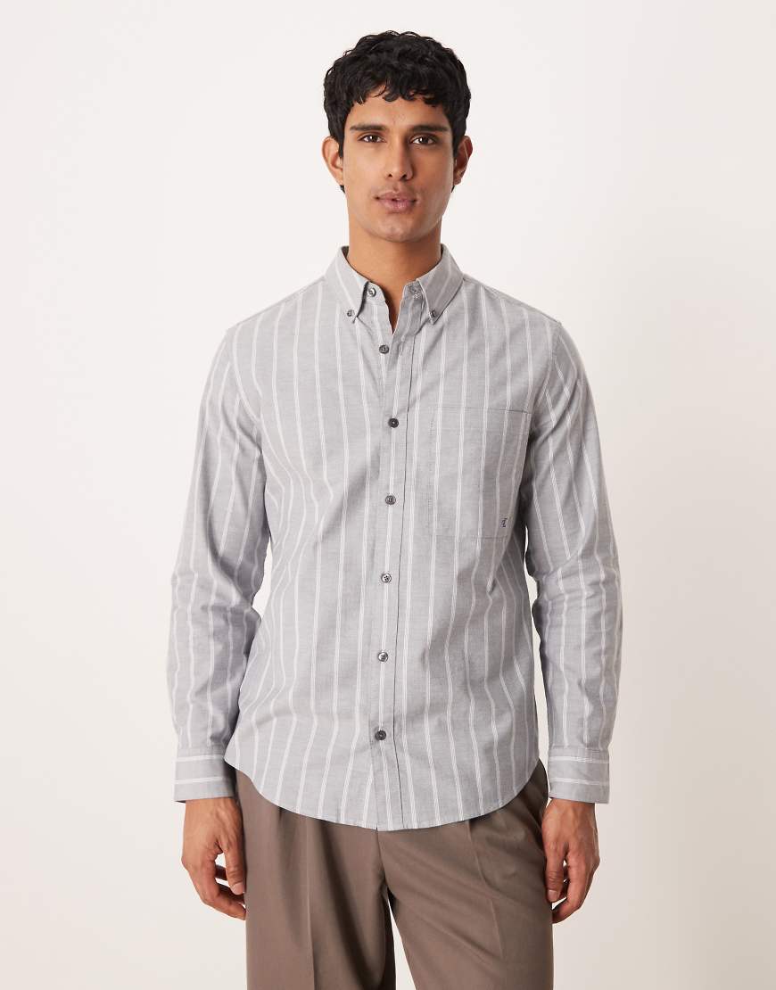 Calvin Klein Jeans - Klassisches Oxford-Hemd in Blau gestreift von Calvin Klein Jeans