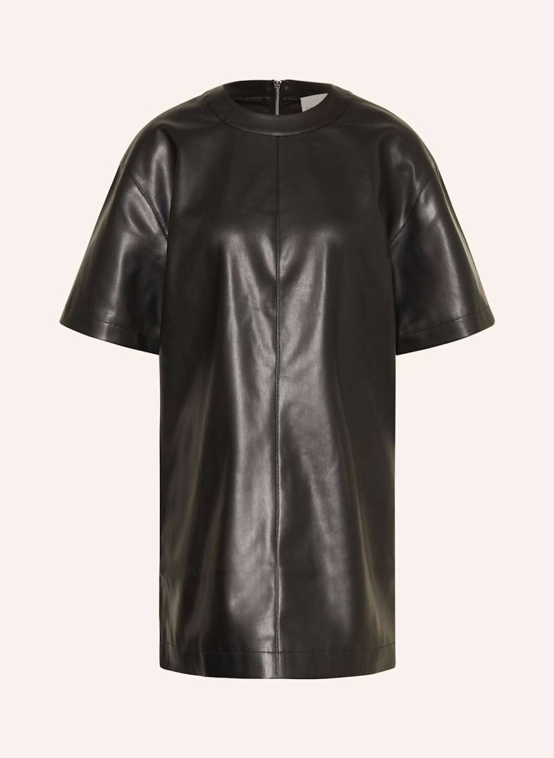 Calvin Klein Jeans Kleid In Lederoptik schwarz von Calvin Klein Jeans