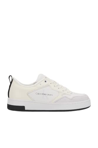 Calvin Klein Jeans Korb Cupsole Low L, 0f4 Ivoryghost Greywhiteblack, 39 EU von Calvin Klein