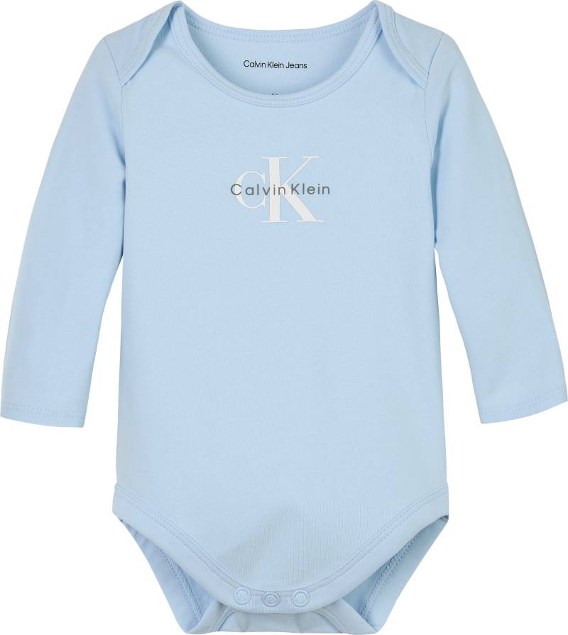 Calvin Klein Jeans Langarmbody "MONOGRAM LS BODY" für Babys bis 2 Jahre von Calvin Klein Jeans