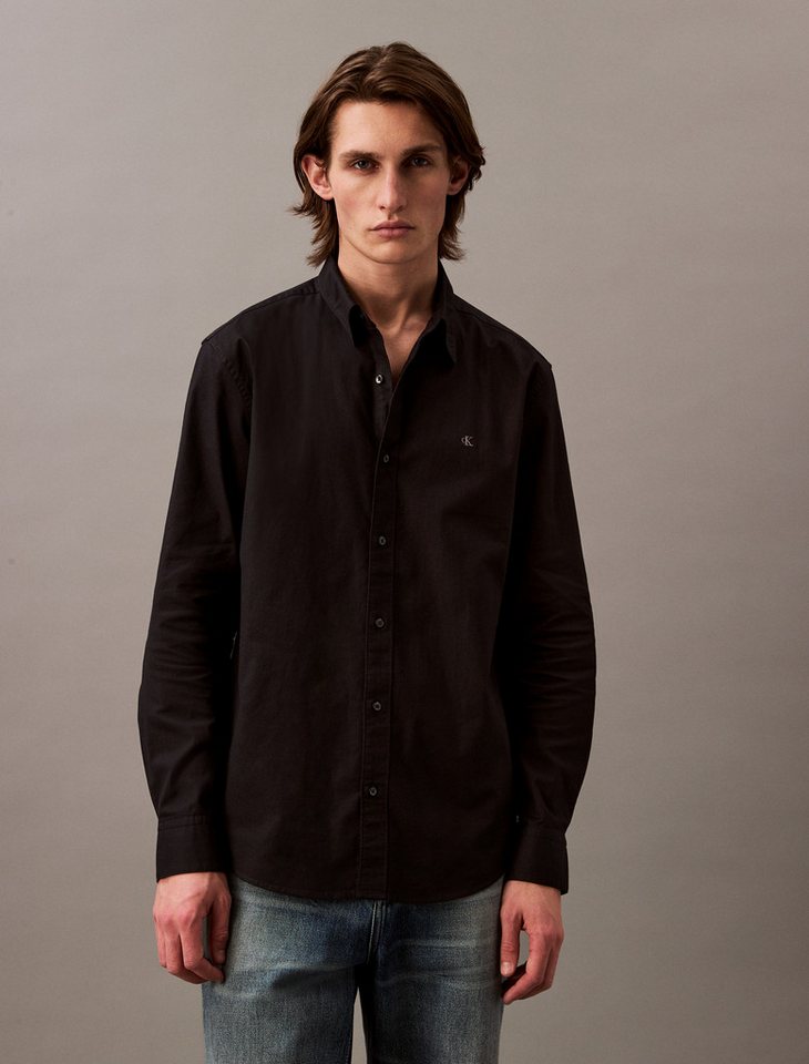 Calvin Klein Jeans Langarmhemd LS SOLID OXFORD CLASSIC SHIRT Mit Rundhalsausschnitt von Calvin Klein Jeans