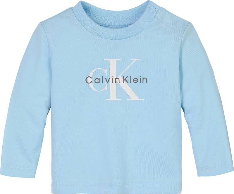 Calvin Klein Jeans Langarmshirt "MONOGRAM LS T-SHIRT", für Babys bis 2 Jahre, Logo-Druck von Calvin Klein Jeans