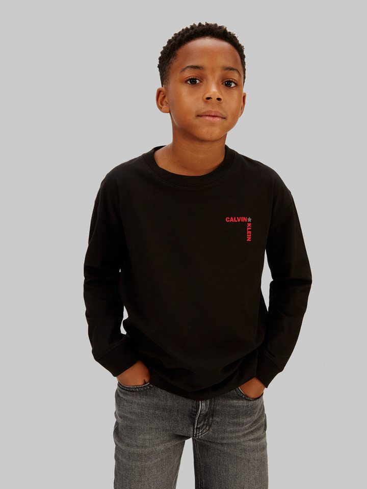 Calvin Klein Jeans Langarmshirt Regular fit, für Kinder bis 16 Jahre von Calvin Klein Jeans