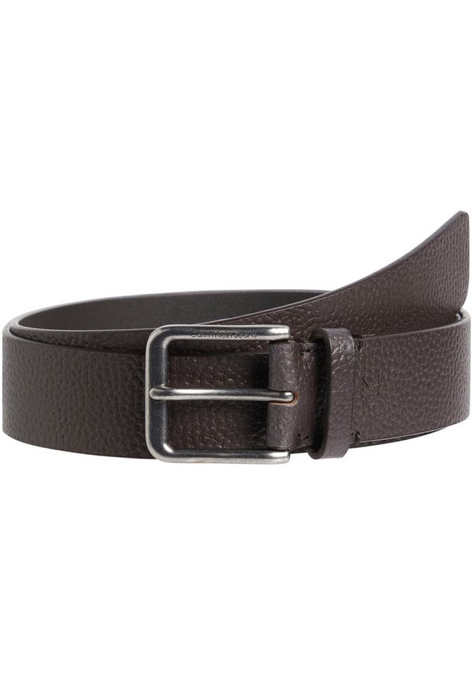 Calvin Klein Jeans Ledergürtel CLASSIC CASUAL BELT 35MM Logoprägung, Einfachdornschließe von Calvin Klein Jeans