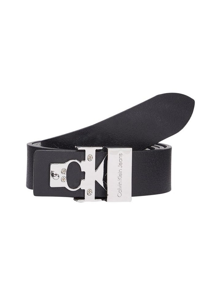 Calvin Klein Jeans Ledergürtel MONOGRAM HARDWARE 30MM von Calvin Klein Jeans