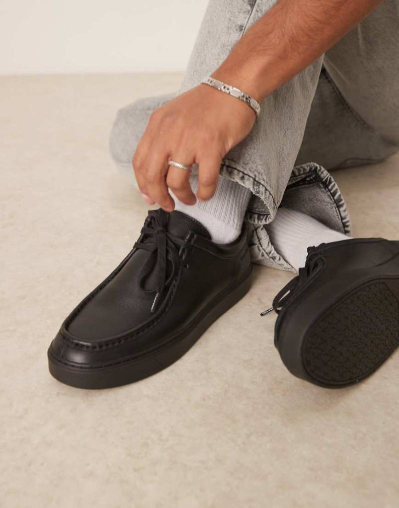 Calvin Klein Jeans - Lederschuhe zum Schnüren in Schwarz von Calvin Klein Jeans