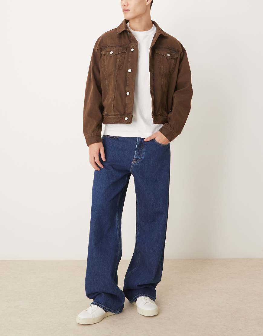 Calvin Klein Jeans - Lockere 90er-Jeans in dunkler Waschung-Blau von Calvin Klein Jeans