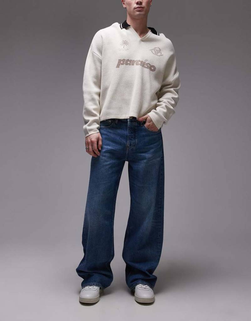 Calvin Klein Jeans - Lockere 90er-Jeans in mittlerer Waschung-Blau von Calvin Klein Jeans
