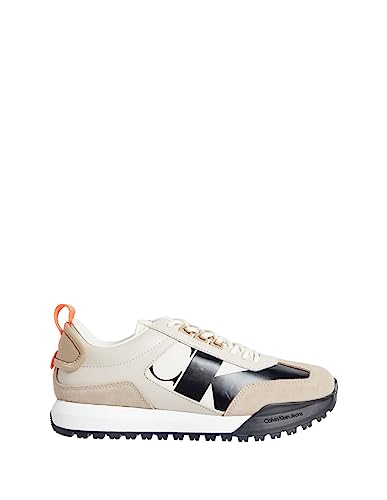 Calvin Klein Jeans Low Sneaker, 11-Deutsch:43, Color:beige-Kombi von Calvin Klein Jeans