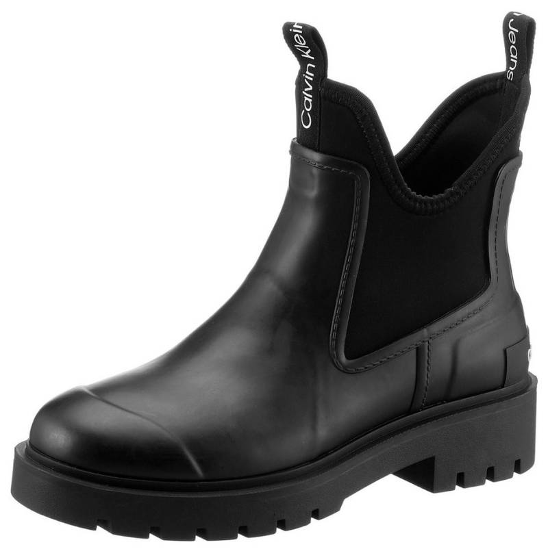 Calvin Klein Jeans MID RAINBOOT CHELSEA Gummistiefelette, Chelseaboots, Stiefelette mit coolem Einstieg von Calvin Klein Jeans
