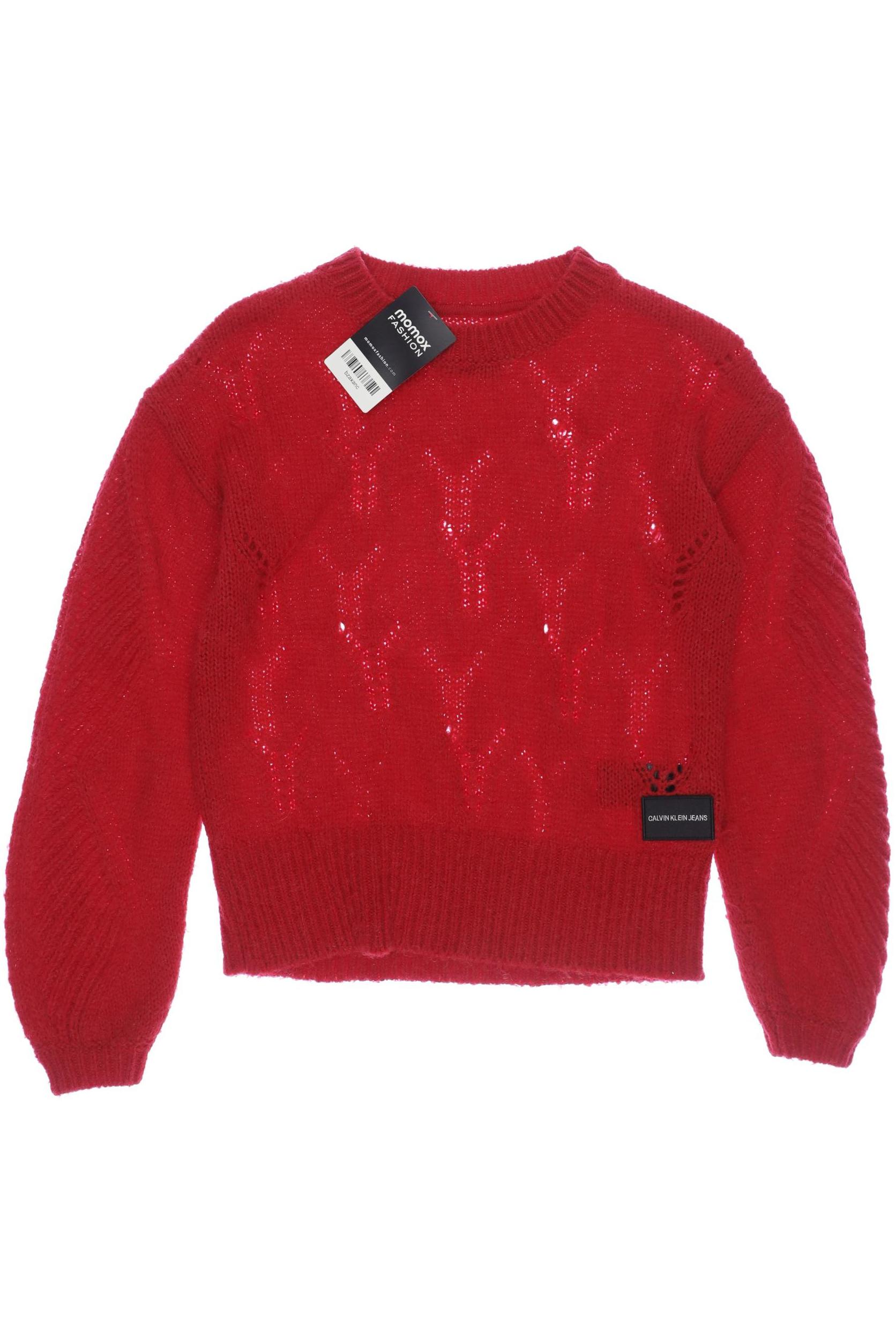 Calvin Klein Jeans Mädchen Pullover, rot von Calvin Klein Jeans