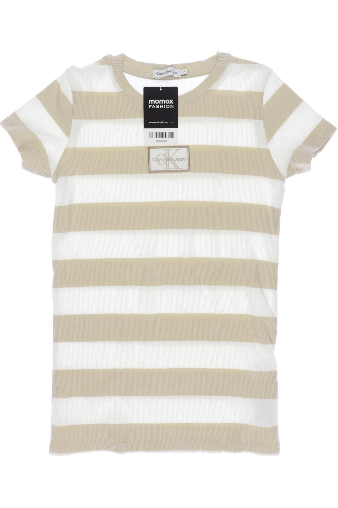 Calvin Klein Jeans Mädchen T-Shirt, beige von Calvin Klein Jeans