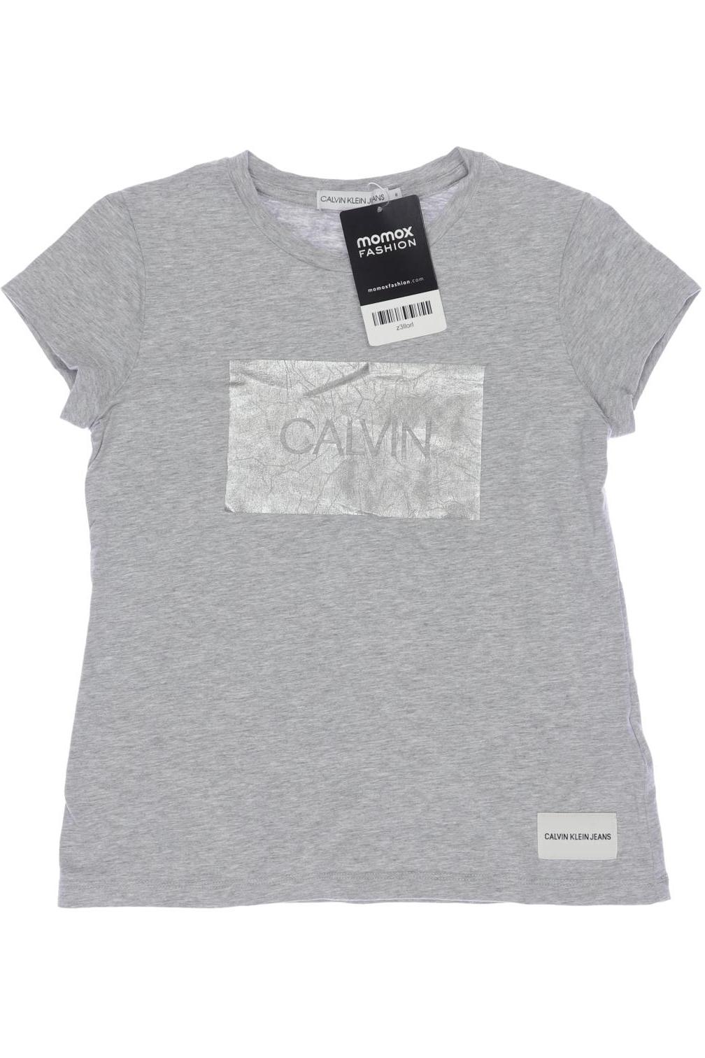 Calvin Klein Jeans Mädchen T-Shirt, grau von Calvin Klein Jeans