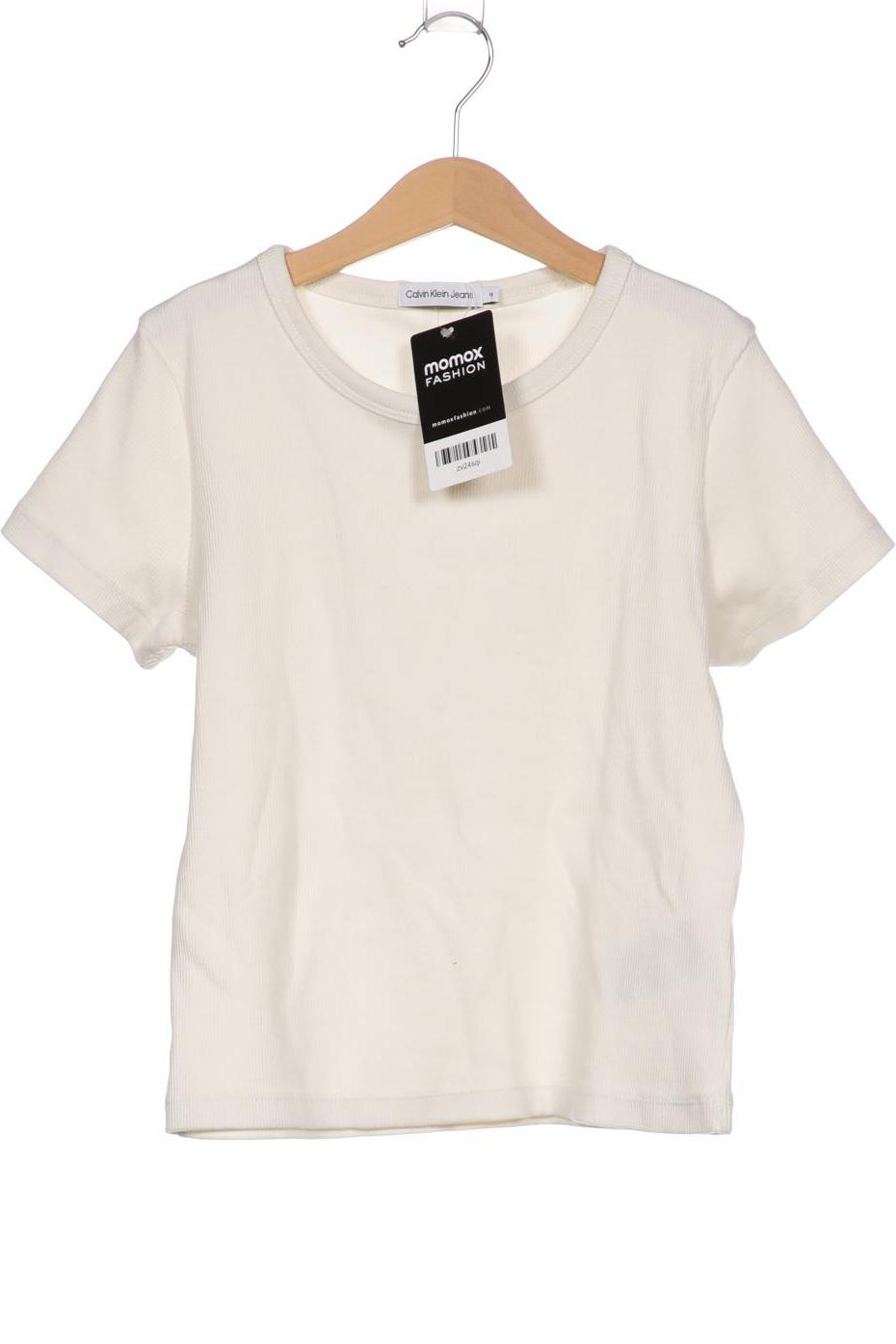 Calvin Klein Jeans Mädchen T-Shirt, weiß von Calvin Klein Jeans