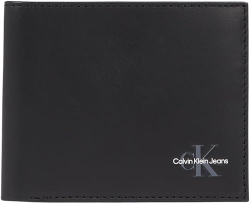 Calvin Klein Jeans Men MONOGRAM SOFT BIFOLD, Black, One Size von Calvin Klein Jeans