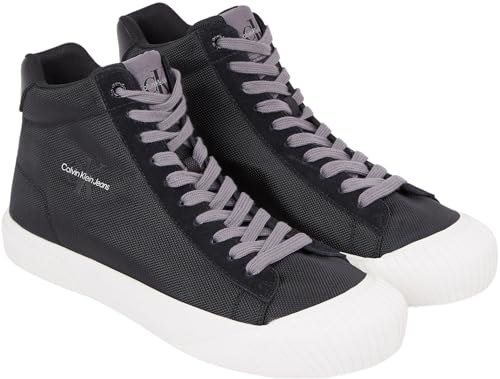 Calvin Klein Jeans Herren Vulcanized Sneaker Skater Schuhe, Schwarz (Black/ Bright White), 45 Calvin Klein Jeans Herren Vulcanized Sneaker Skater Schuhe, Schwarz (Black/ Bright White), 45 von Calvin Klein
