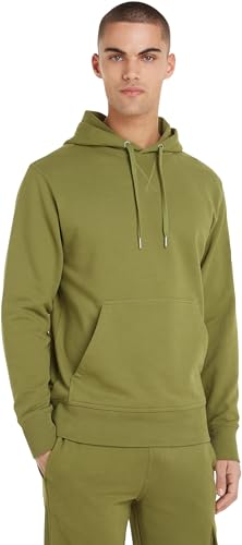 Calvin Klein Jeans Herren Hoodie Badge mit Kapuze, Grün (Dark Juniper), S von Calvin Klein