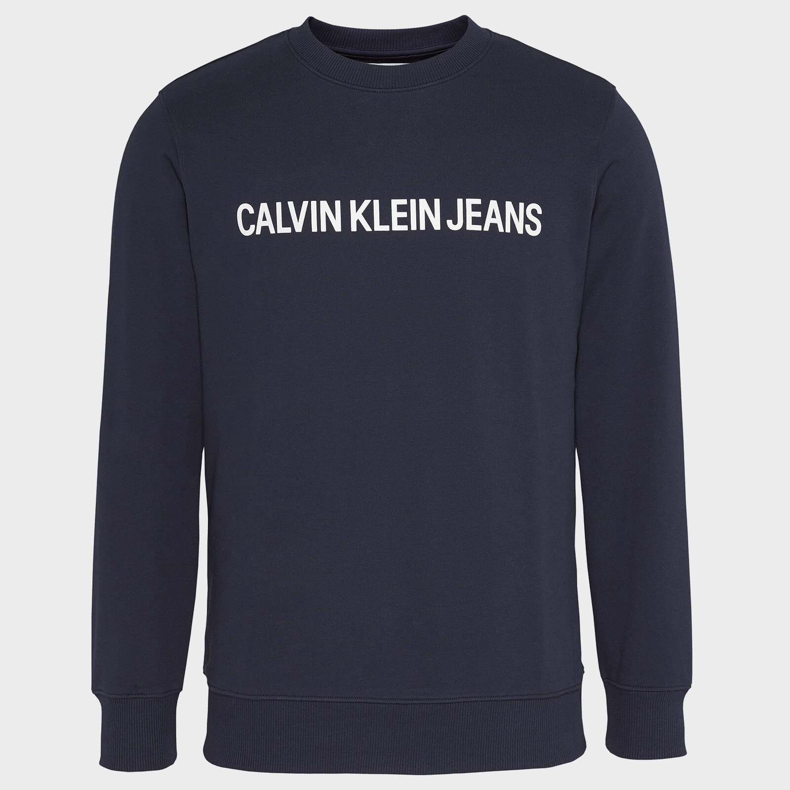 Calvin Klein Jeans Men's Core Institutional Logo Sweatshirt - Night Sky - XXL von Calvin Klein Jeans