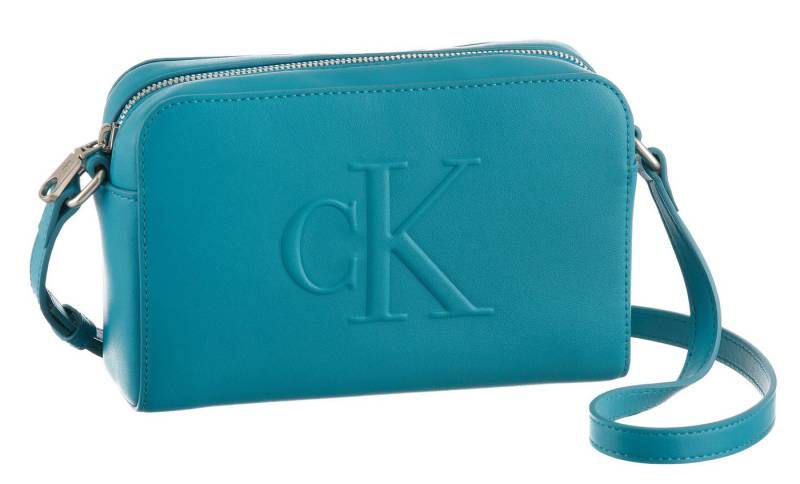 Calvin Klein Jeans Messenger Bag SCULPTED EW CAMERA BAG20, kleine Umhängetasche, Schultertasche Damen mit CK-Prägung von Calvin Klein Jeans