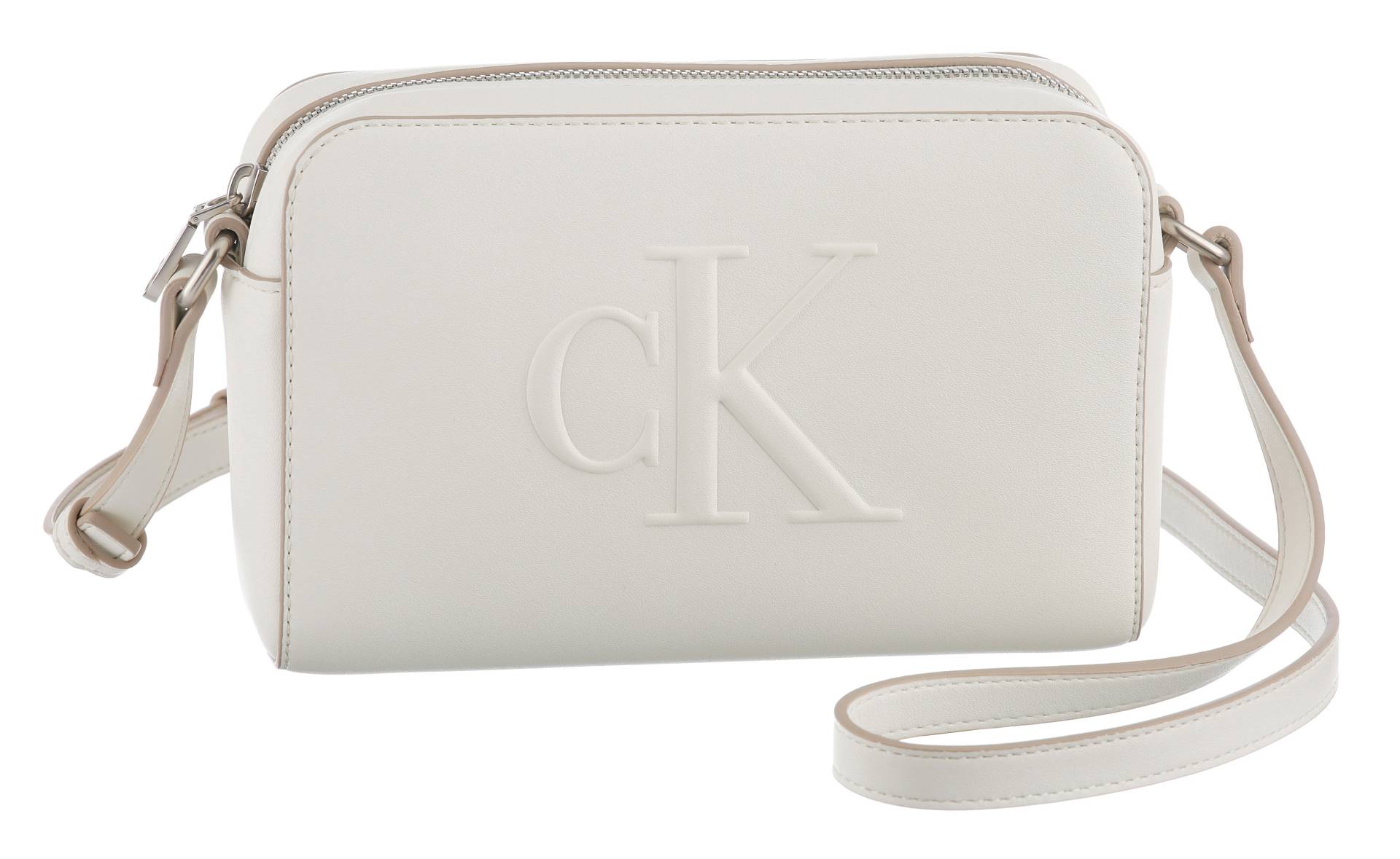 Calvin Klein Jeans Messenger Bag "SCULPTED EW CAMERA BAG20", kleine Umhängetasche, Schultertasche Damen mit CK-Prägung von Calvin Klein Jeans