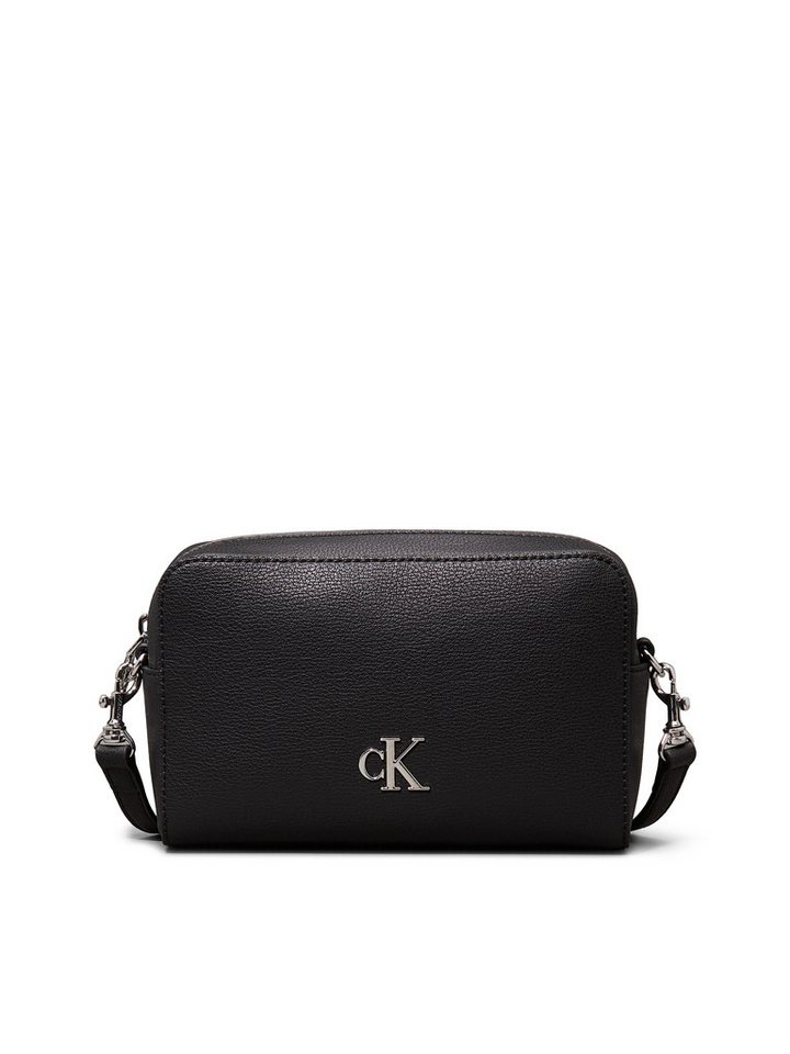 Calvin Klein Jeans Mini Bag MINIMAL MONOGRAM CAMERA BAG 20, Damen Schultertasche klein, Umhängetasche mit abnehmbarem Gurt von Calvin Klein Jeans