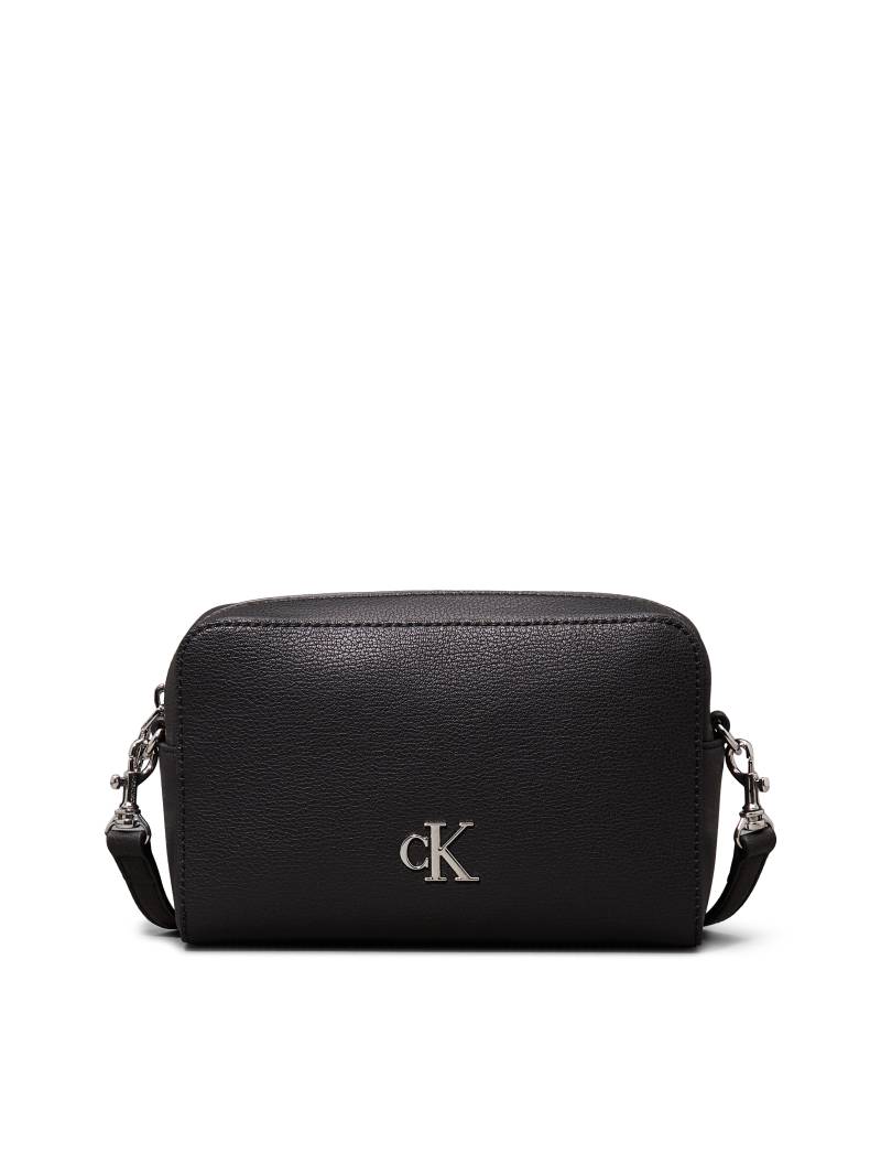 Calvin Klein Jeans Mini Bag "MINIMAL MONOGRAM CAMERA BAG 20", Damen Schultertasche klein, Umhängetasche mit abnehmbarem Gurt von Calvin Klein Jeans