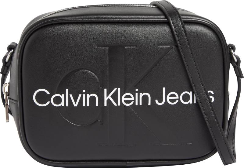 Calvin Klein Jeans Mini Bag "SCULPTED CAMERA BAG18 MONO" mit großflächigem Markenlogo vorne Handtasche Damen Tasche Damen von Calvin Klein Jeans