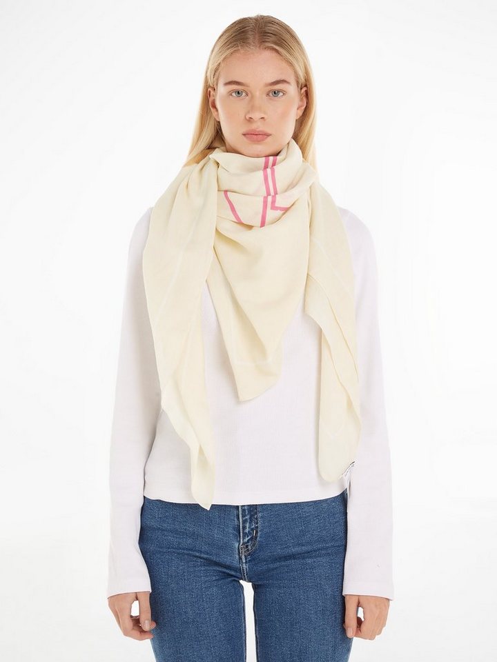 Calvin Klein Jeans Modeschal CUT OUT MONOLO SCARF von Calvin Klein Jeans