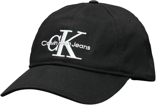 Calvin Klein Jeans Herren Cap Monogram Basecap, Schwarz (Black), Einheitsgröße von Calvin Klein