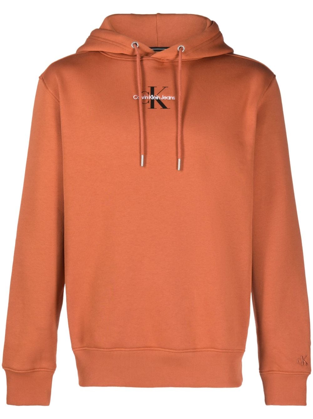 Calvin Klein Jeans Hoodie mit Logo-Print - Orange von Calvin Klein Jeans