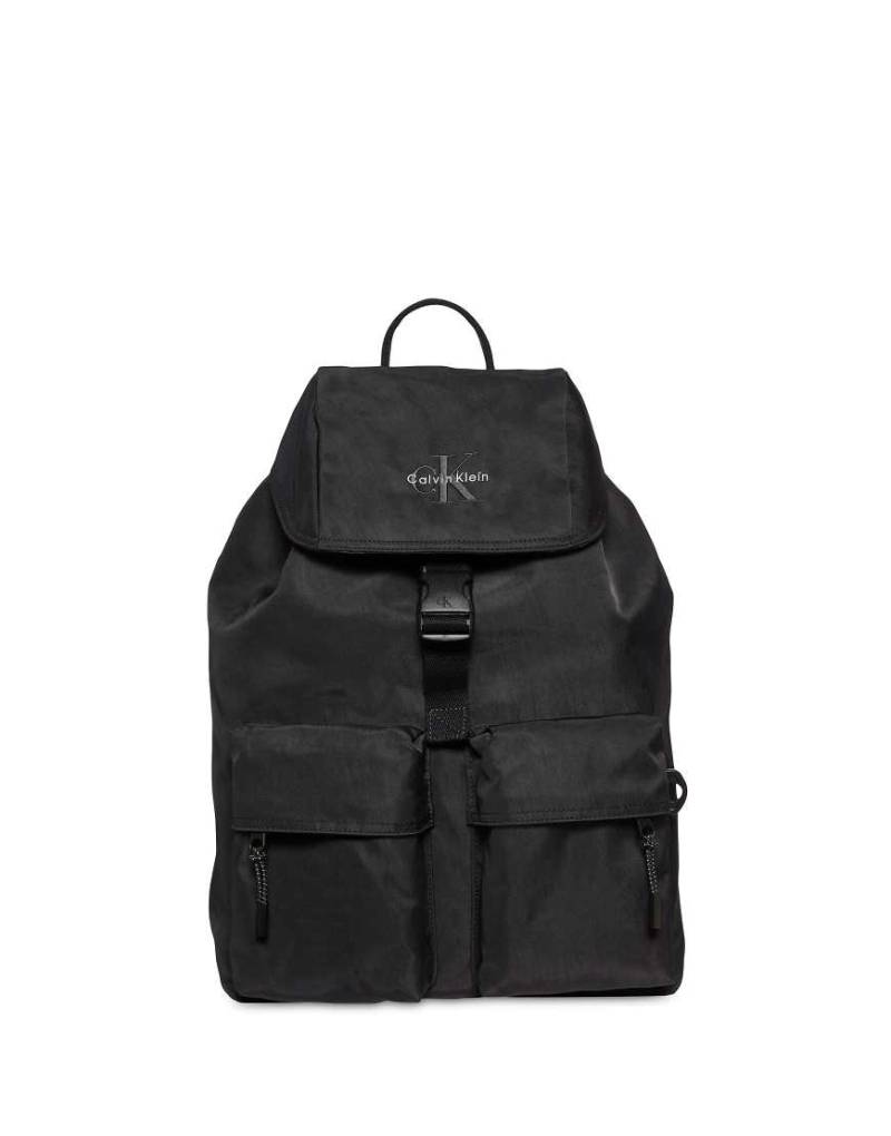 Calvin Klein Jeans - Nylon-Rucksack in Schwarz mit Außentaschen-Bunt von Calvin Klein Jeans