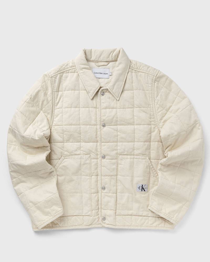 Calvin Klein Jeans PADDED DENIM JACKET men Denim Jackets beige in Größe:L von Calvin Klein Jeans