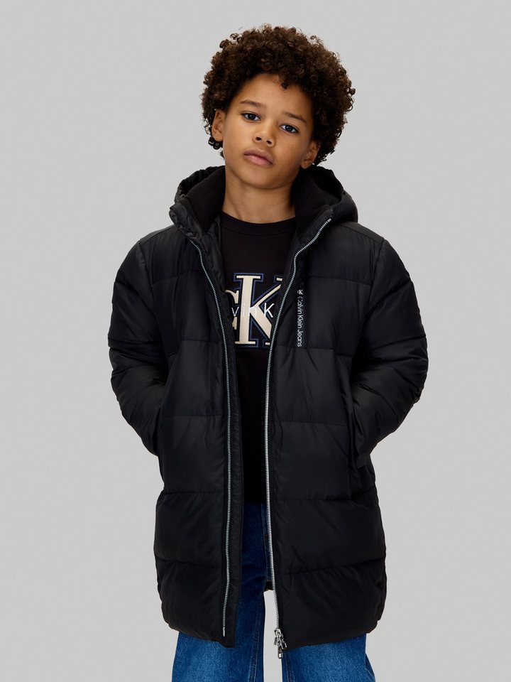 Calvin Klein Jeans Parka Essential Parka Puffer für Kinder bis 16 Jahre und mit Logopatch von Calvin Klein Jeans