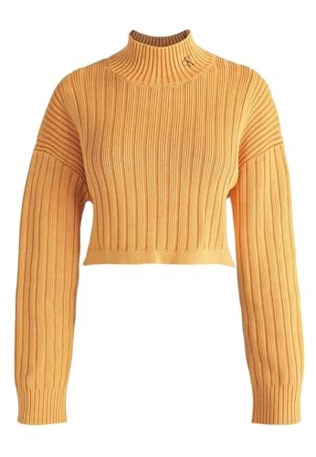 Calvin Klein Jeans Pullover Crop Cut Out Loose J20J221970, Orange, S von Calvin Klein Jeans