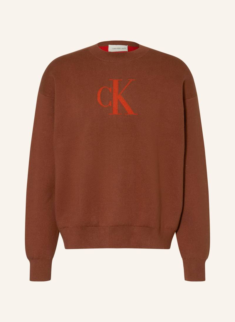 Calvin Klein Jeans Pullover rot von Calvin Klein Jeans