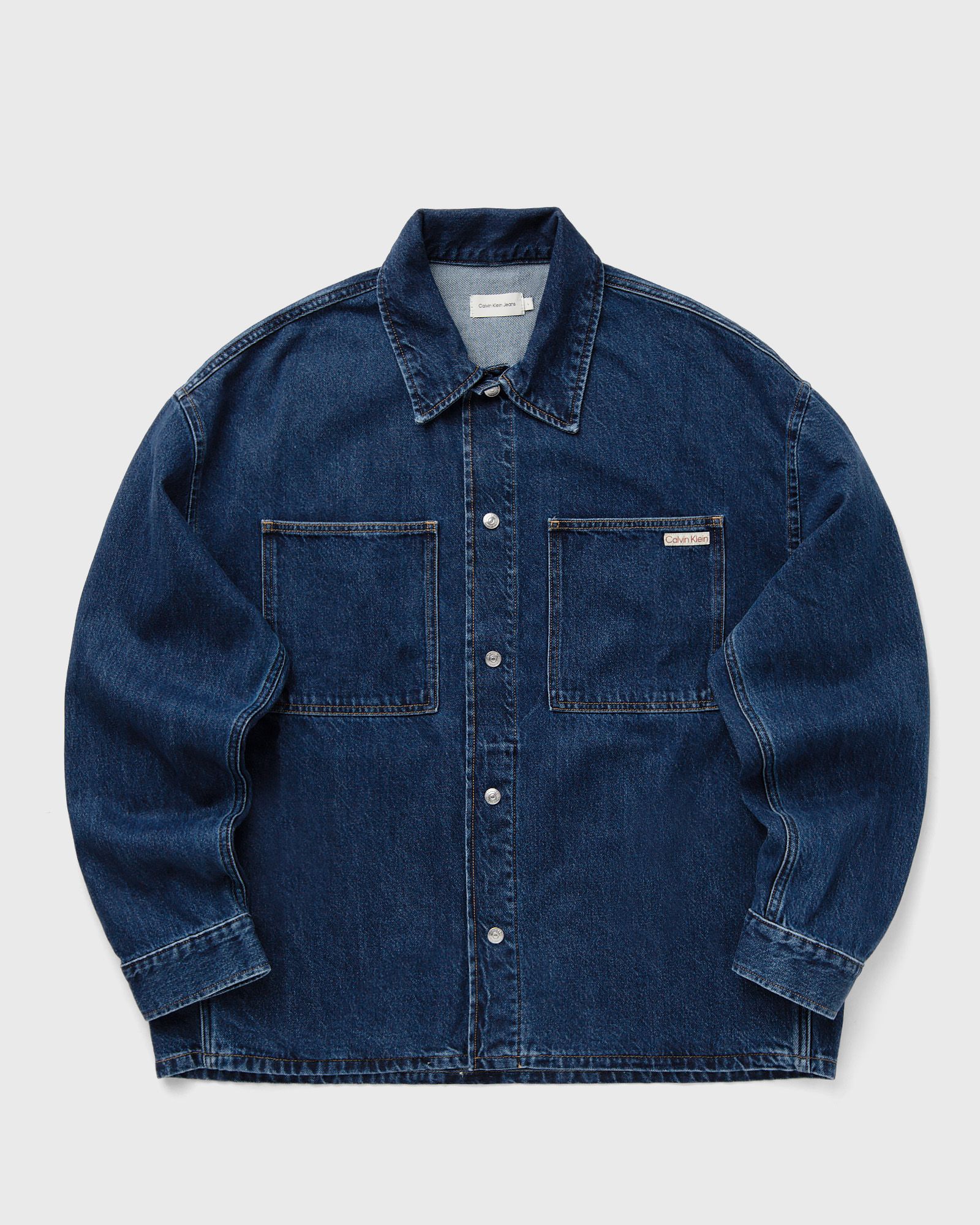 Calvin Klein Jeans RELAXED SHIRT JACKET men Denim Jackets blue in Größe:L Calvin Klein Jeans RELAXED SHIRT JACKET men Denim Jackets blue in Größe:L von Calvin Klein Jeans