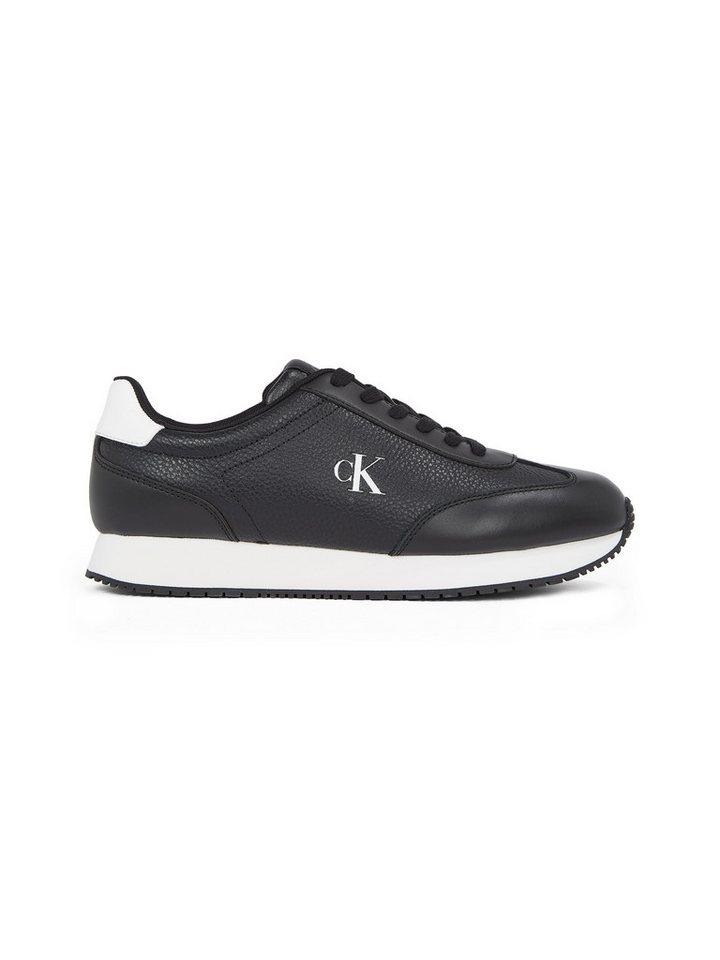 Calvin Klein Jeans RUNNER LACEUP TC Plateausneaker, Freizeitschuh, Halbschuh, Schnürschuh mit Kontrast-Logo von Calvin Klein Jeans
