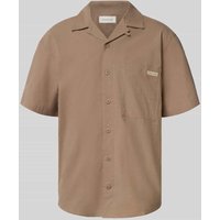 Calvin Klein Jeans Regular Fit Freizeithemd mit Brusttasche in Sand, Größe XL von Calvin Klein Jeans