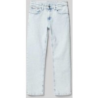 Calvin Klein Jeans Regular Fit Jeans im 5-Pocket-Design in Hellblau, Größe 164 von Calvin Klein Jeans