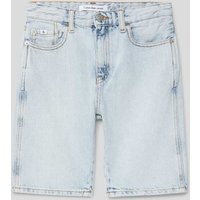 Calvin Klein Jeans Relaxed Fit Jeansshorts im 5-Pocket-Design in Hellblau, Größe 152 von Calvin Klein Jeans