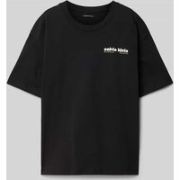 Calvin Klein Jeans Relaxed Fit T-Shirt mit Rundhalsausschnitt Modell 'GEO' in Black, Größe 128 von Calvin Klein Jeans