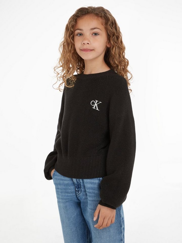 Calvin Klein Jeans Rundhalspullover FESTIVE LUREX SWEATER für Kinder bis 16 Jahre von Calvin Klein Jeans