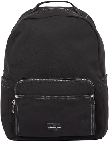 Calvin Klein Herren Rucksack Sport Essentials Campus mit Seitenfächern, Schwarz (Black), Einheitsgröße von Calvin Klein