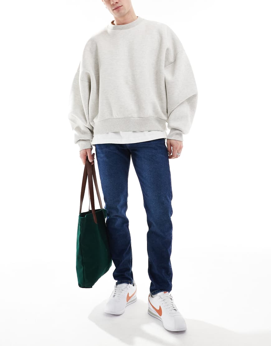Calvin Klein Jeans - Schmal zulaufende Jeans in dunkler Waschung-Blau von Calvin Klein Jeans